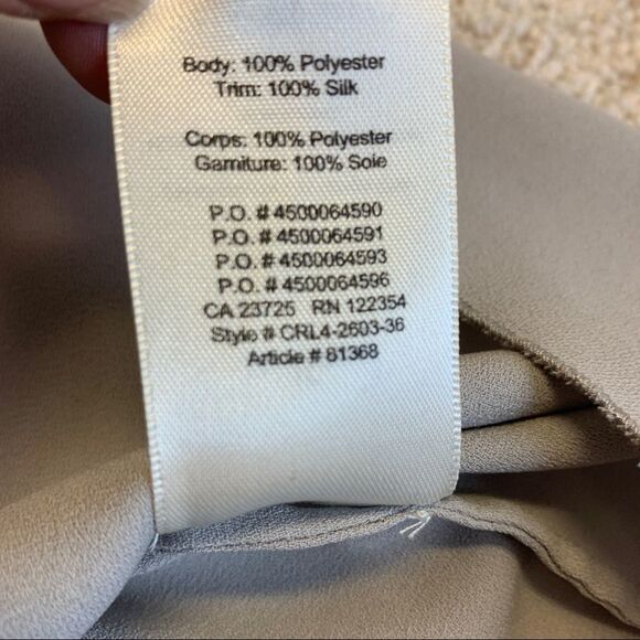 Aritzia Wilfred promener blouse lilac fog Sz L NWOT - Picture 6 of 10